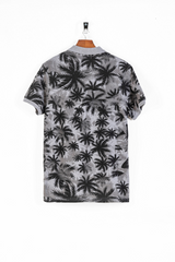 Men's Tropical Printed Polo Shirt.