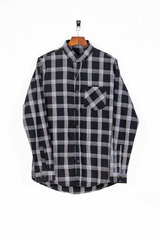 Men's Black Checkered Shirt