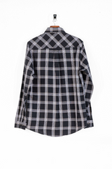 Men's Black Checkered Shirt