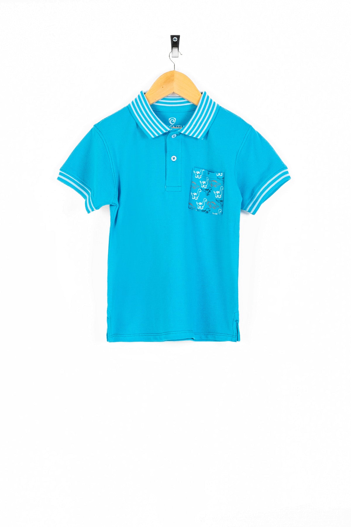 Animal Pocket Tipped Boy's Polo Shirt