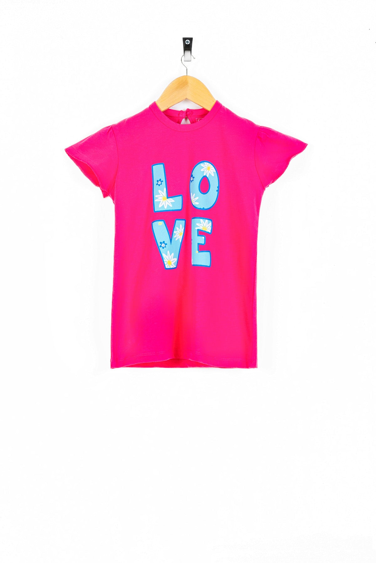 Girl's Love Printed T-Shirt.