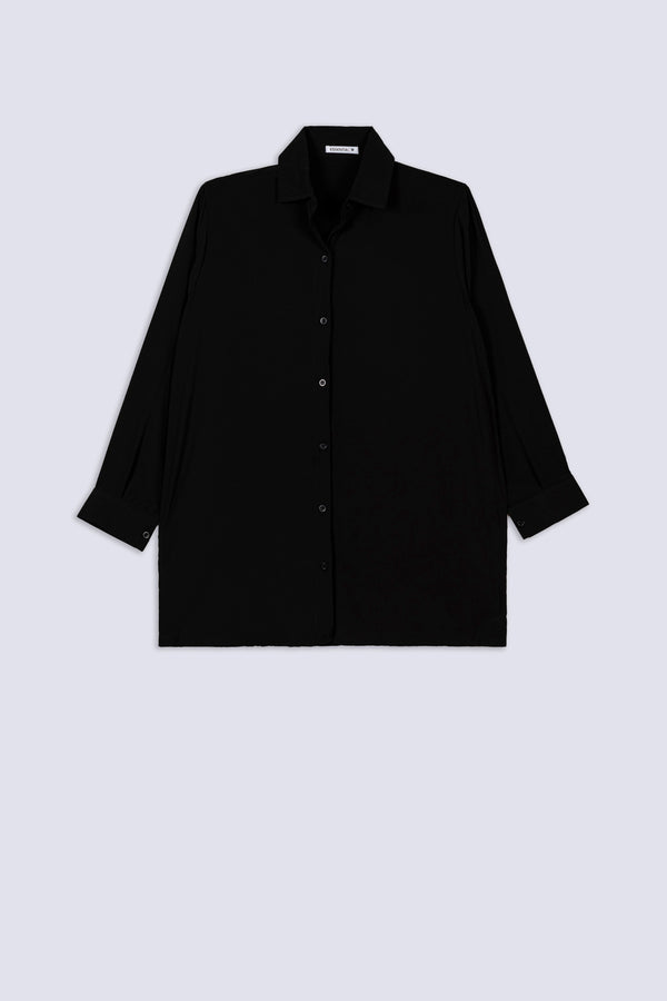 Ladies Classic Black Overshirt