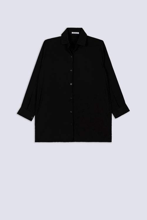 Ladies Classic Black Overshirt