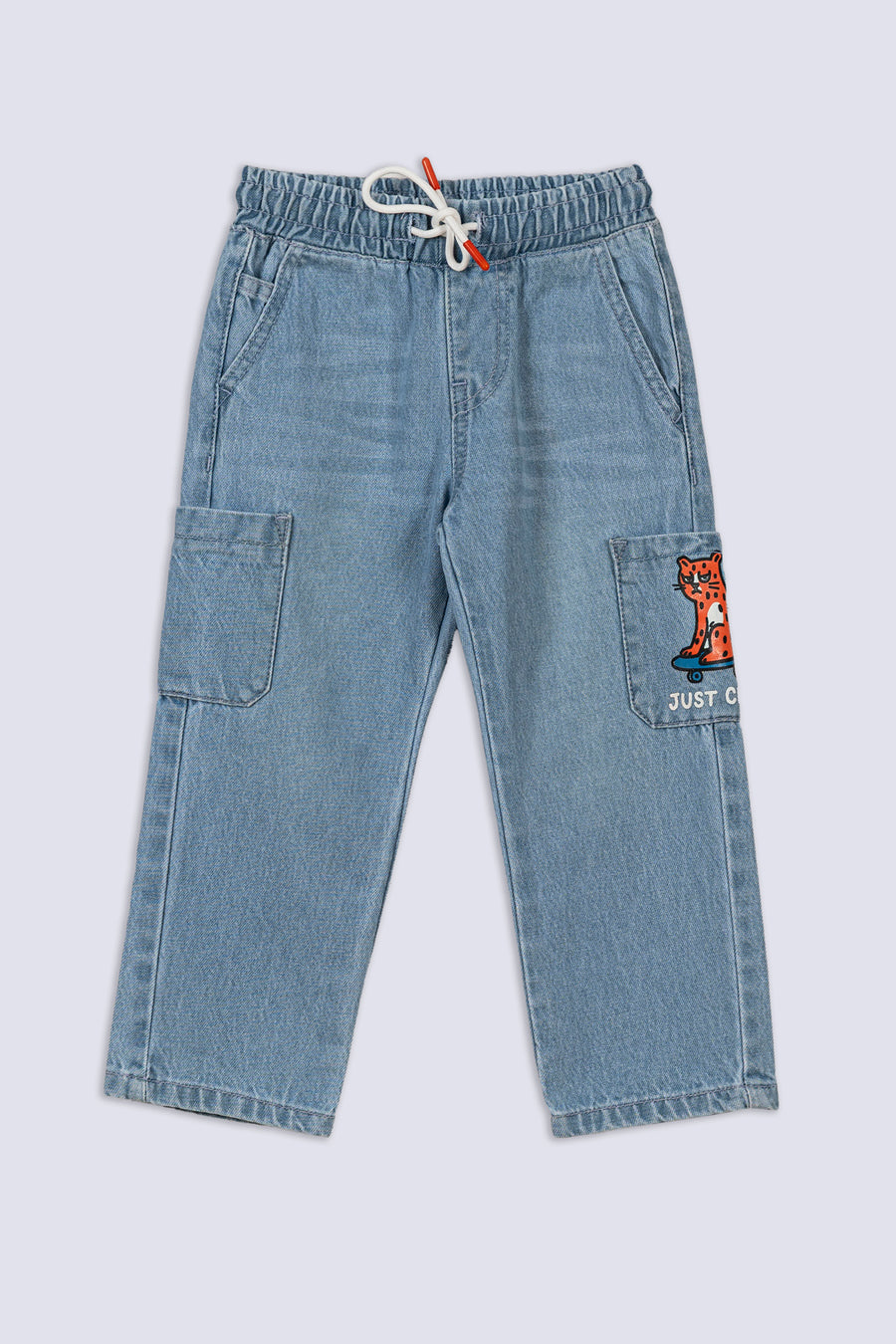 Boy's Pull On Cargo Jean