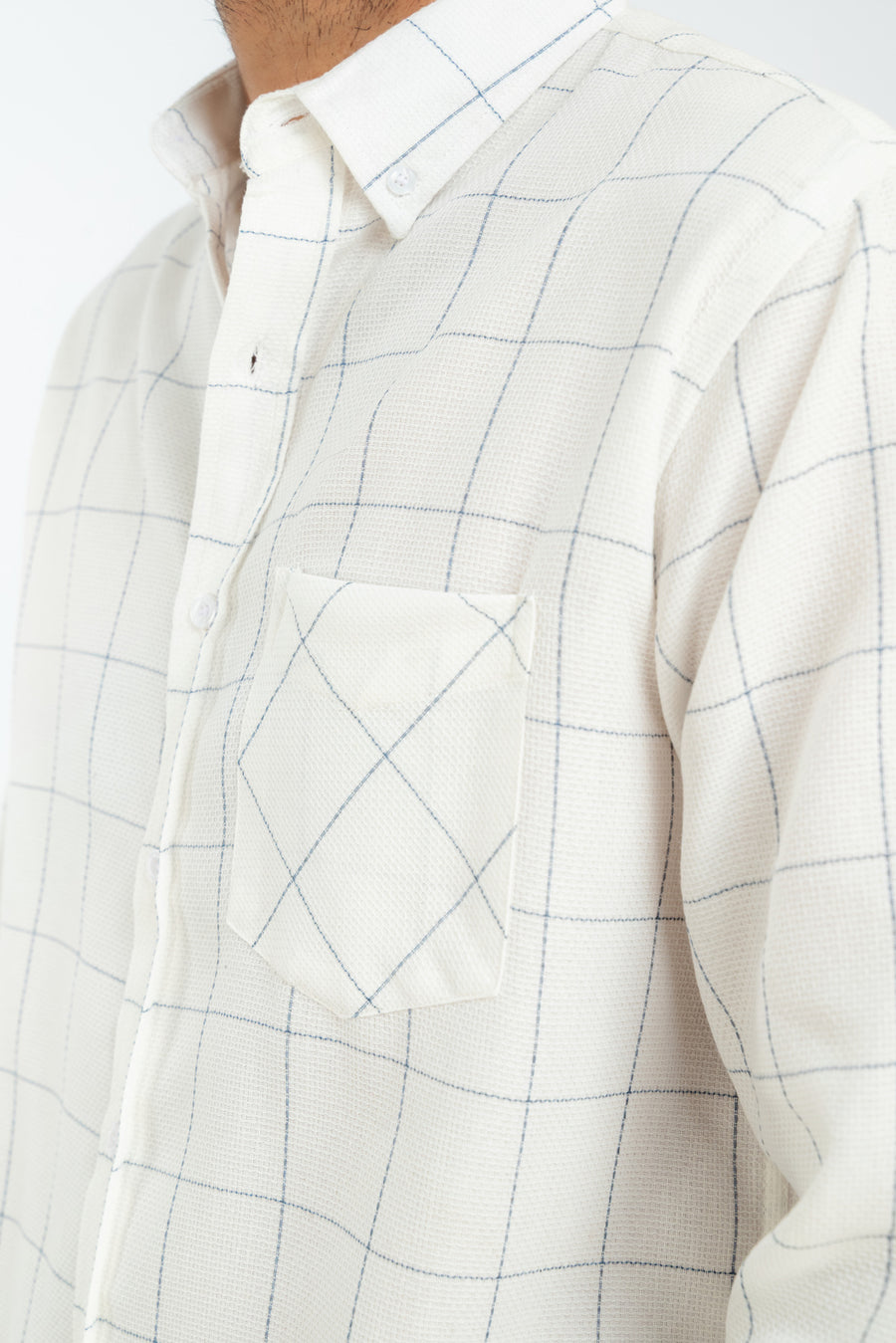 Men's Grid Check Casual Shirt