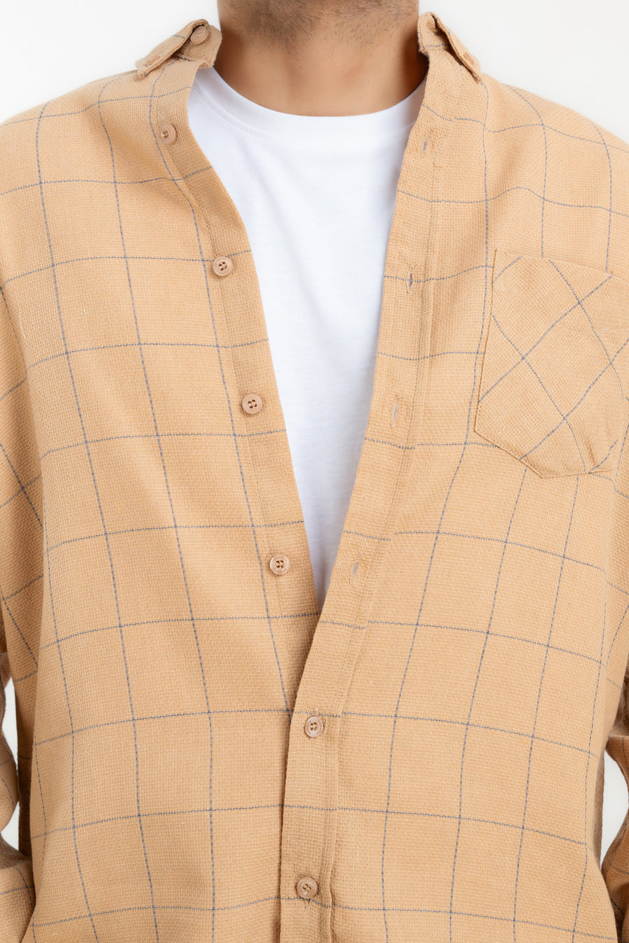 Men's Grid Check Casual Shirt