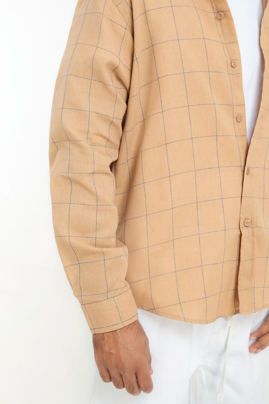 Men's Grid Check Casual Shirt