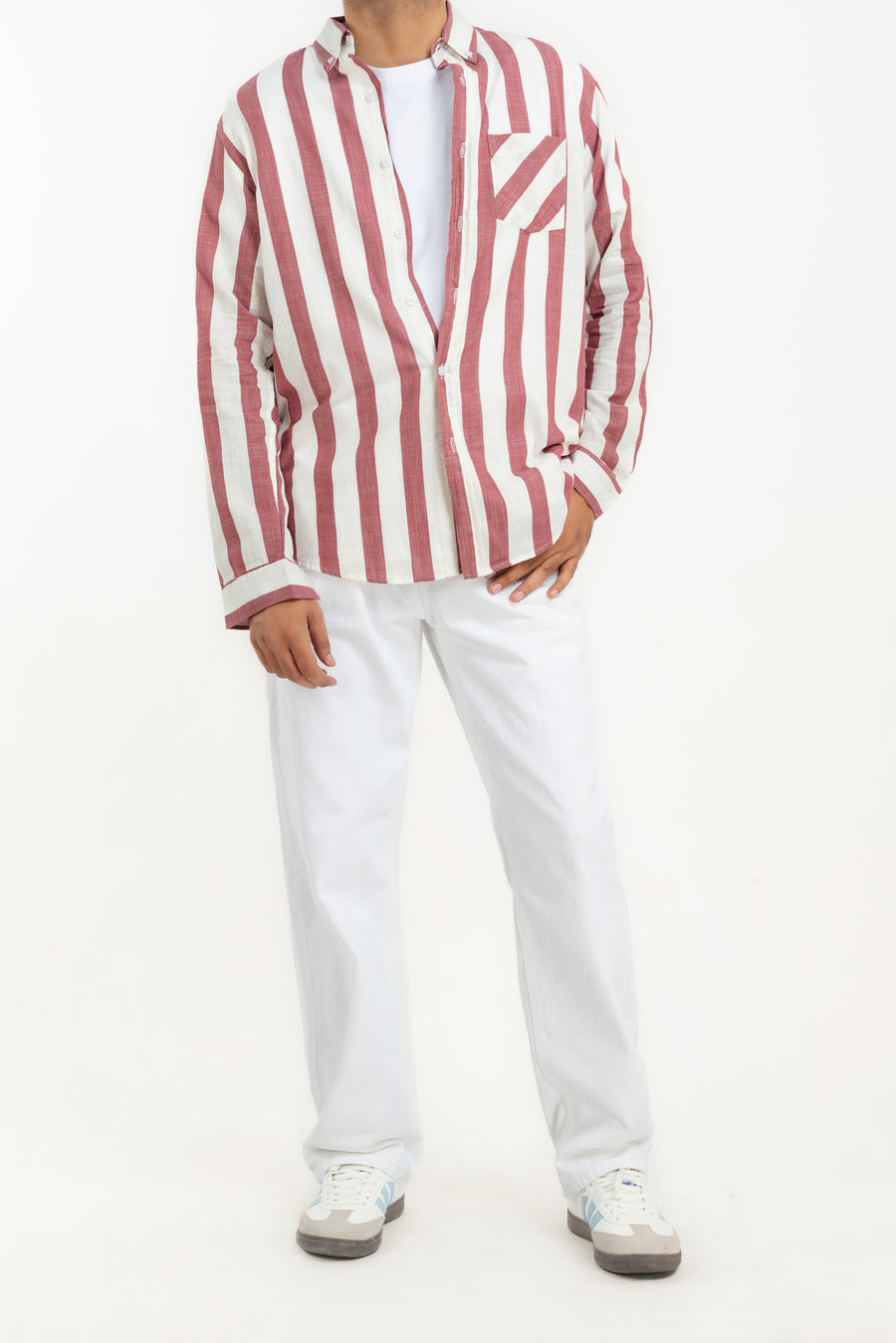 Men's Cabana Stripe Casual Shirt