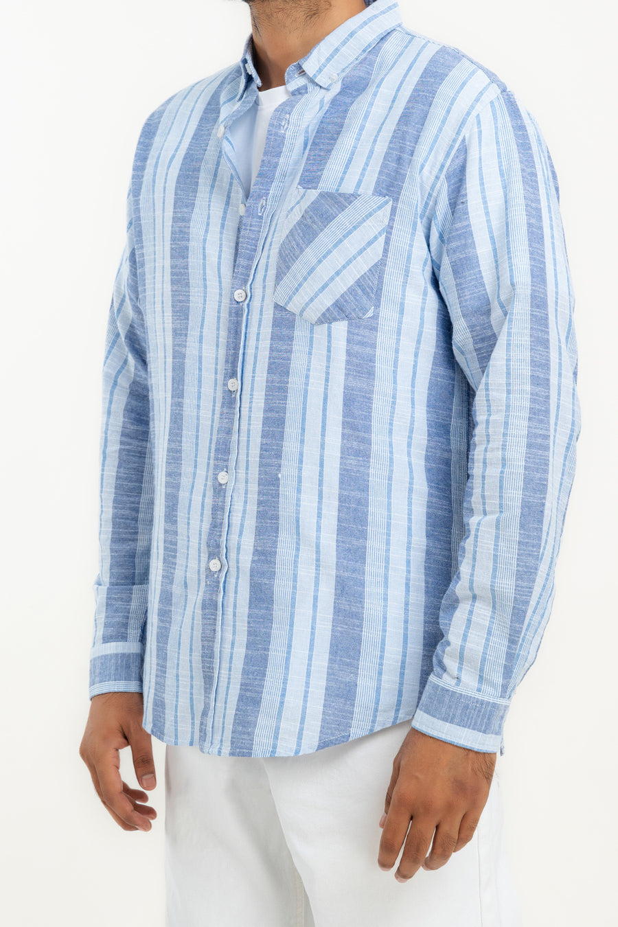 Men's Multi Stripe Casual Shirt