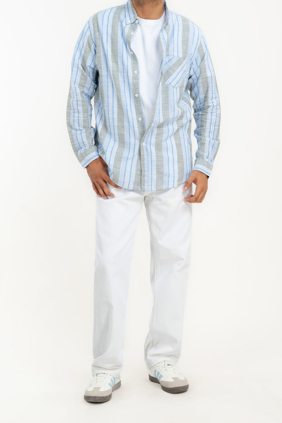 Men's Multi Stripe Casual Shirt