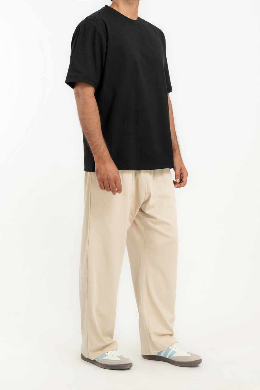 Men's Chevron Textured T-Shirt