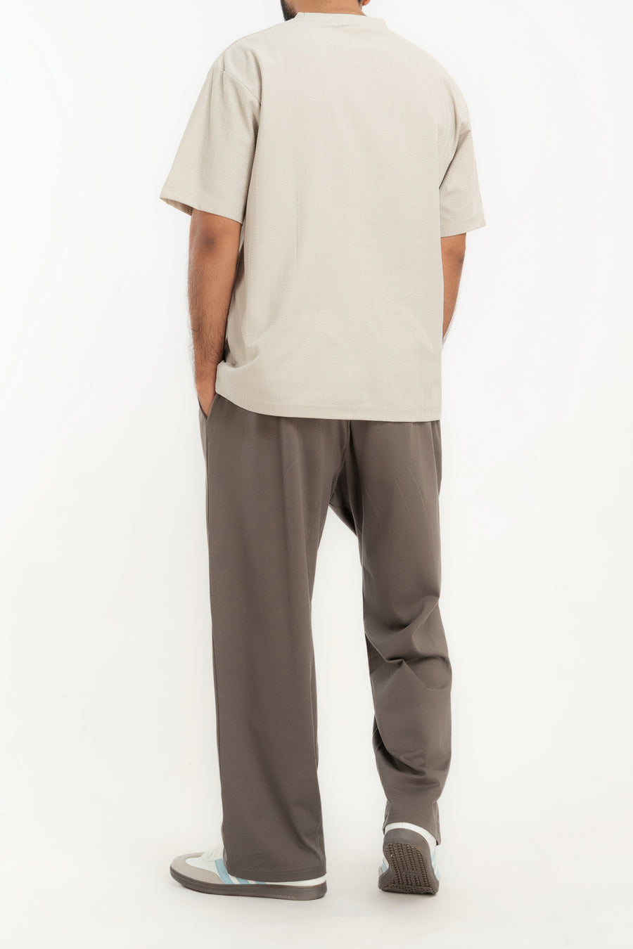 Men's Chevron Textured T-Shirt