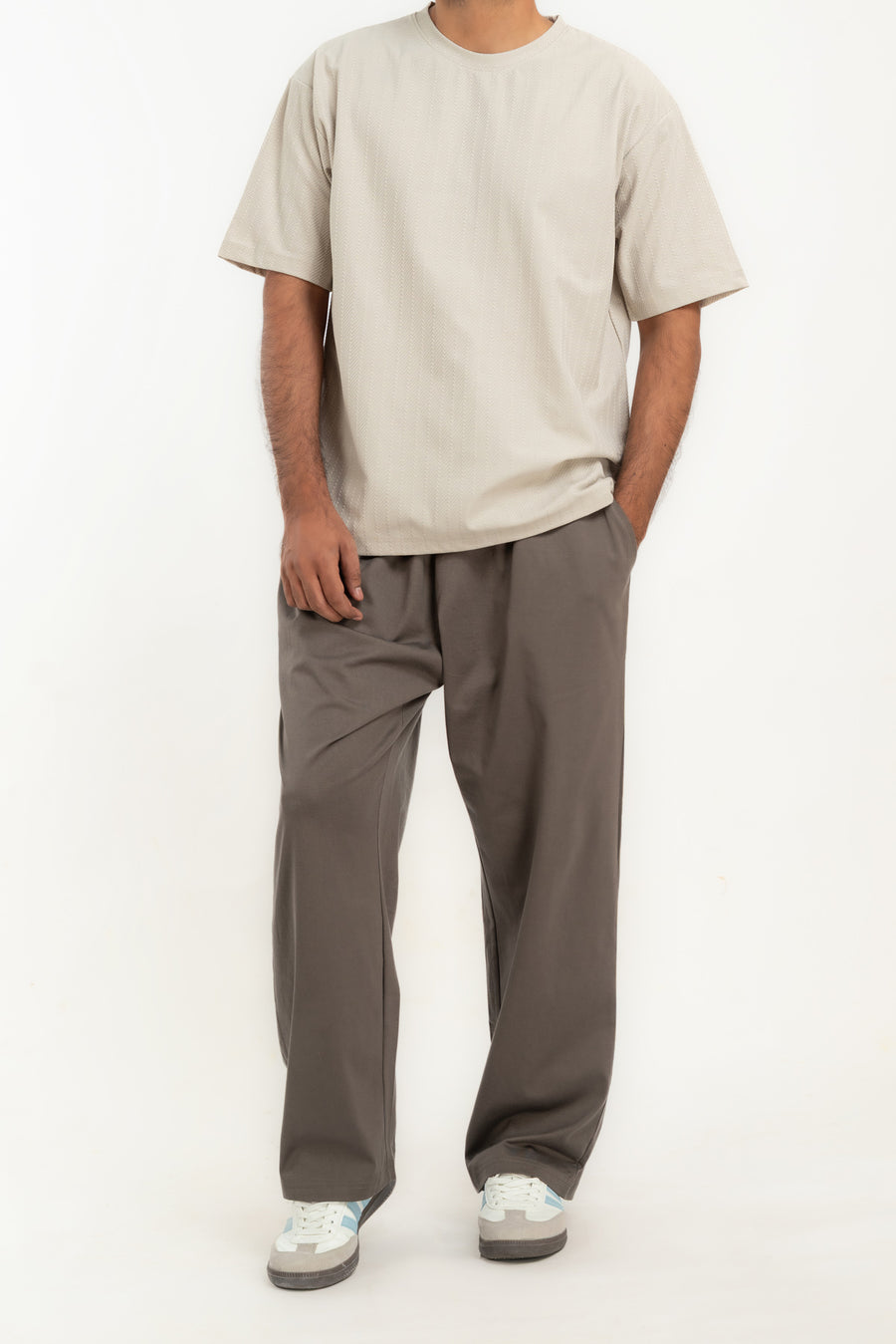 Men's Chevron Textured T-Shirt