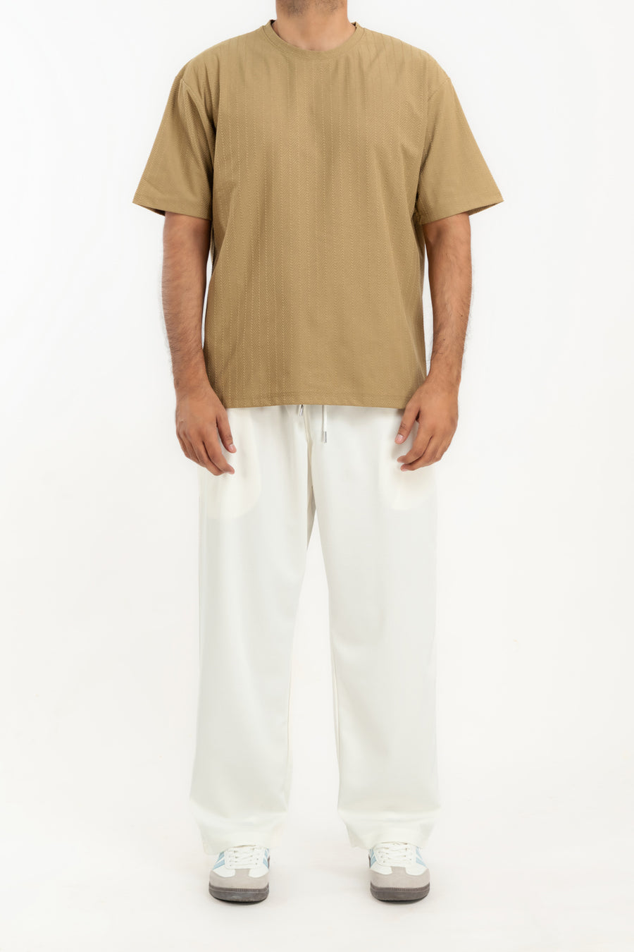 Men's Chevron Textured T-Shirt