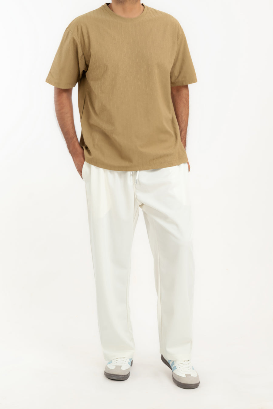 Men's Chevron Textured T-Shirt