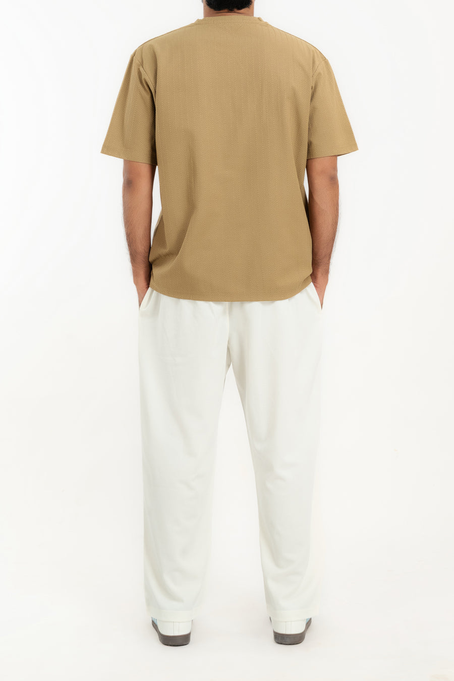 Men's Chevron Textured T-Shirt