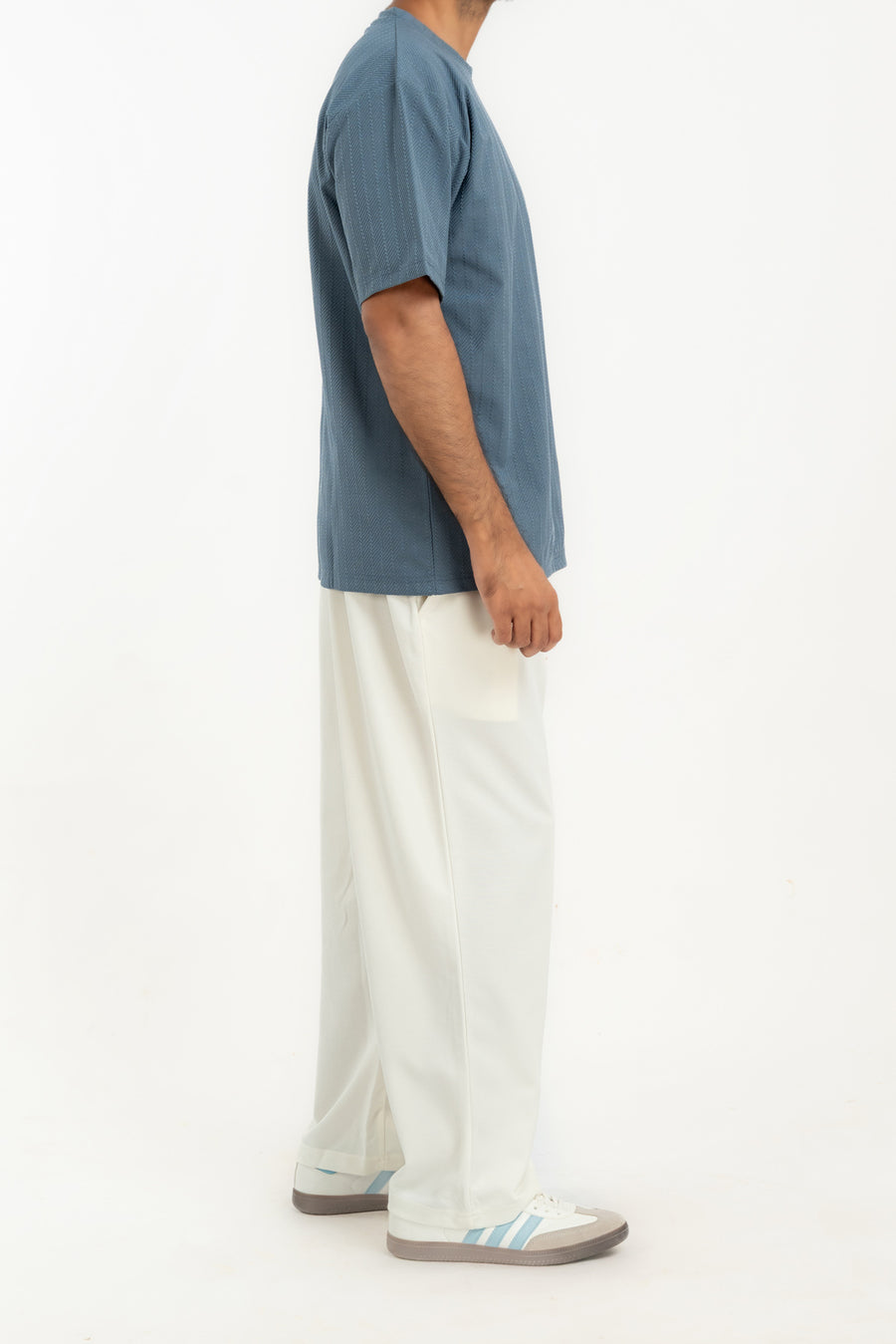Men's Chevron Textured T-Shirt