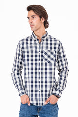 Window Pane Checked Casual Shirt