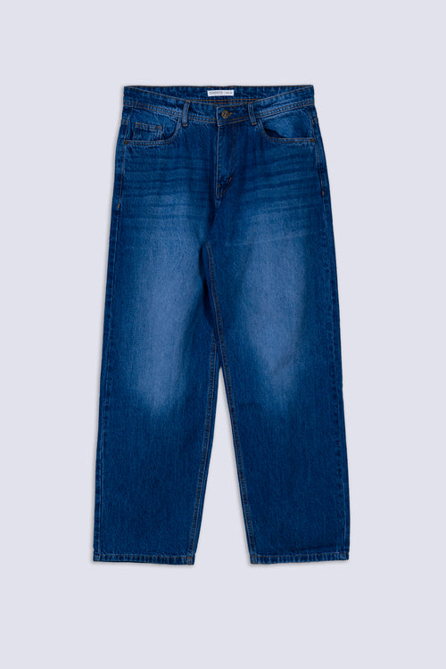 Classic Mid-Wash Straight Jean