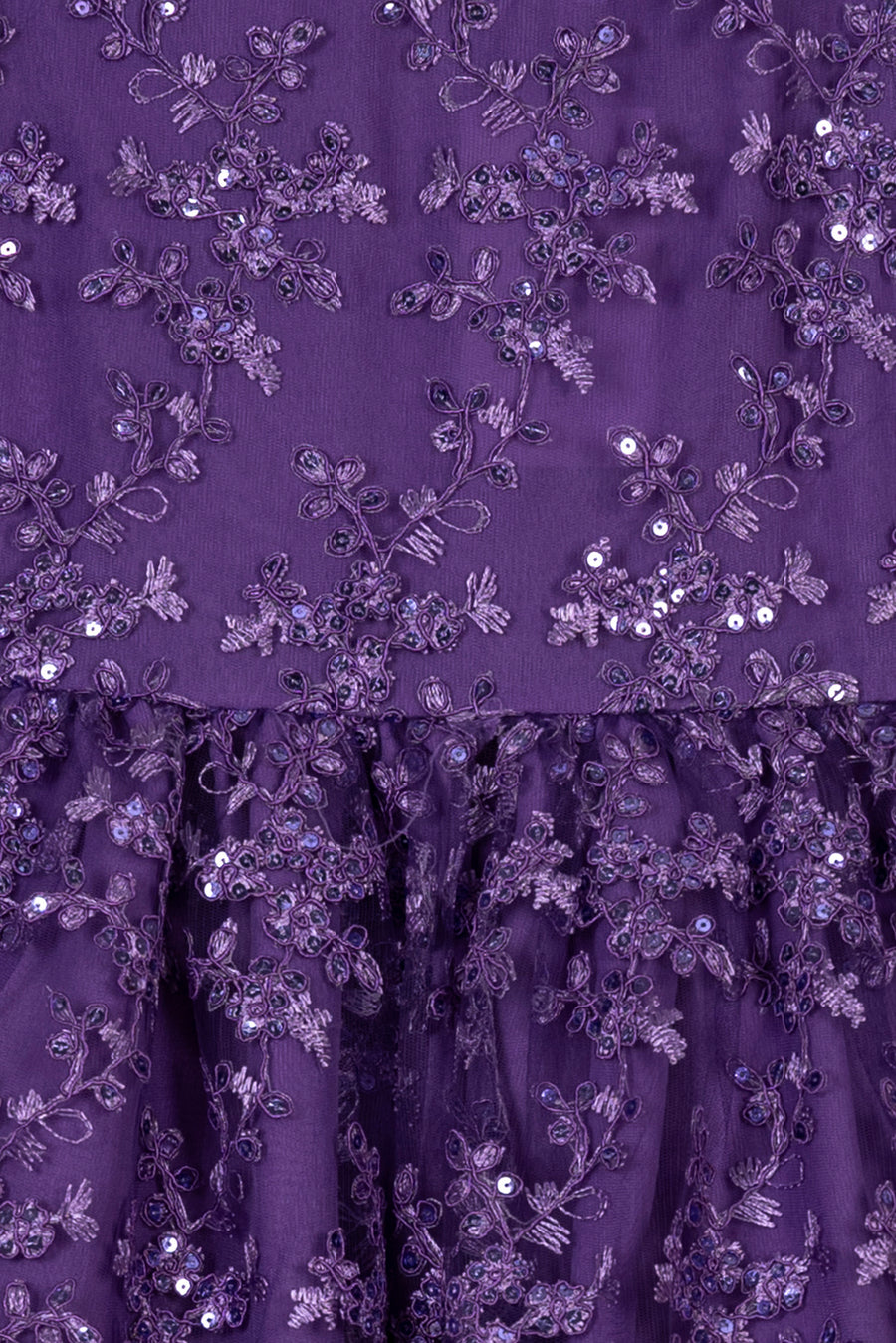 Purple Glimmer Princess Frock