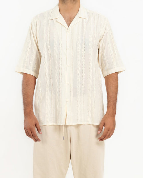 Men's Cutwork Casual Shirt