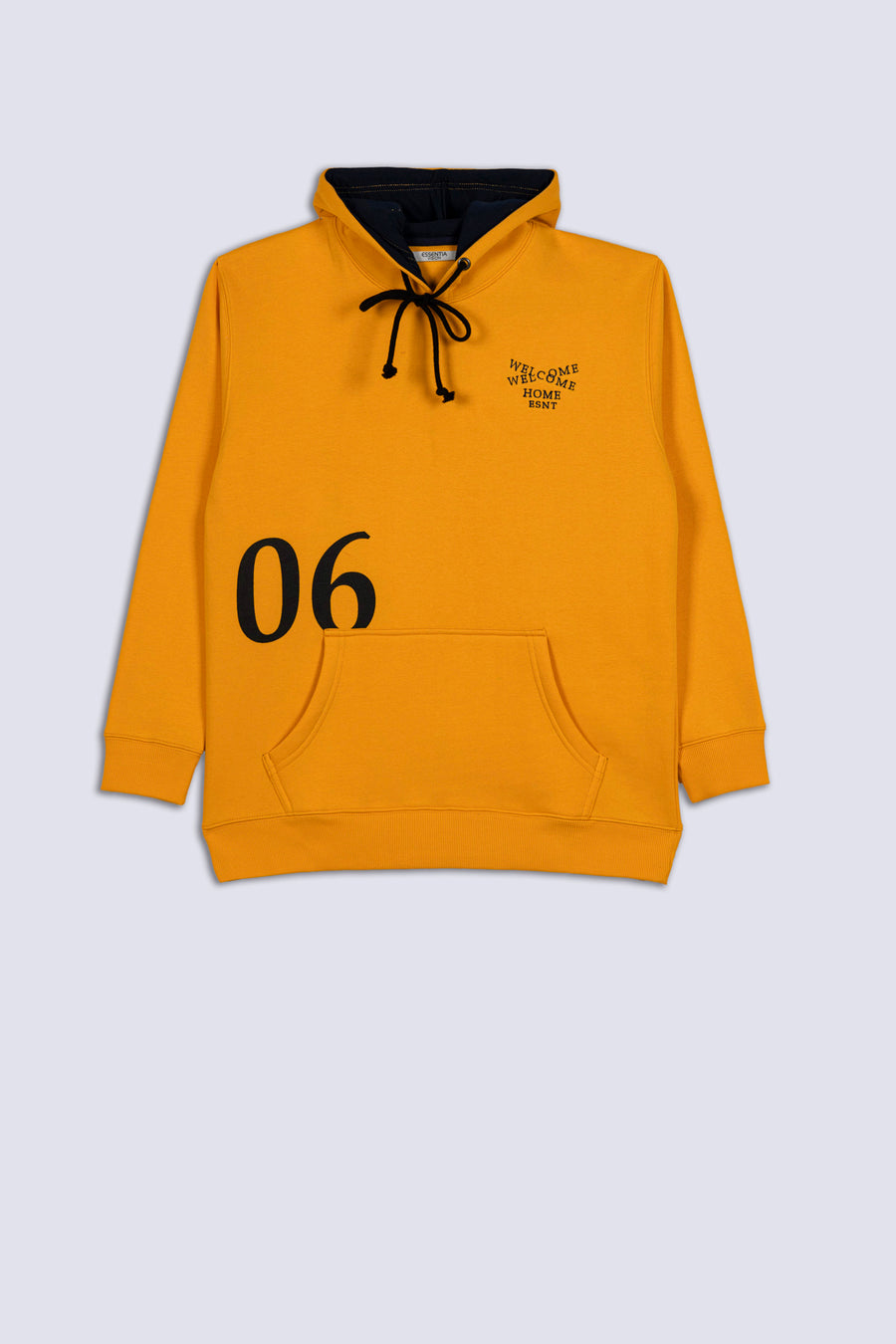Yellow Fleece Men's Hood