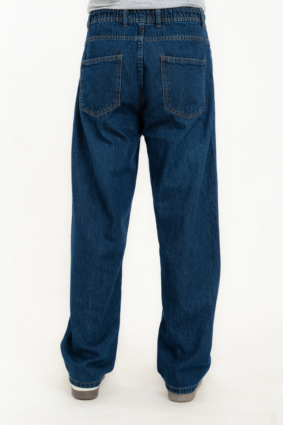 Men's Baggy Drawstring Denim Pant