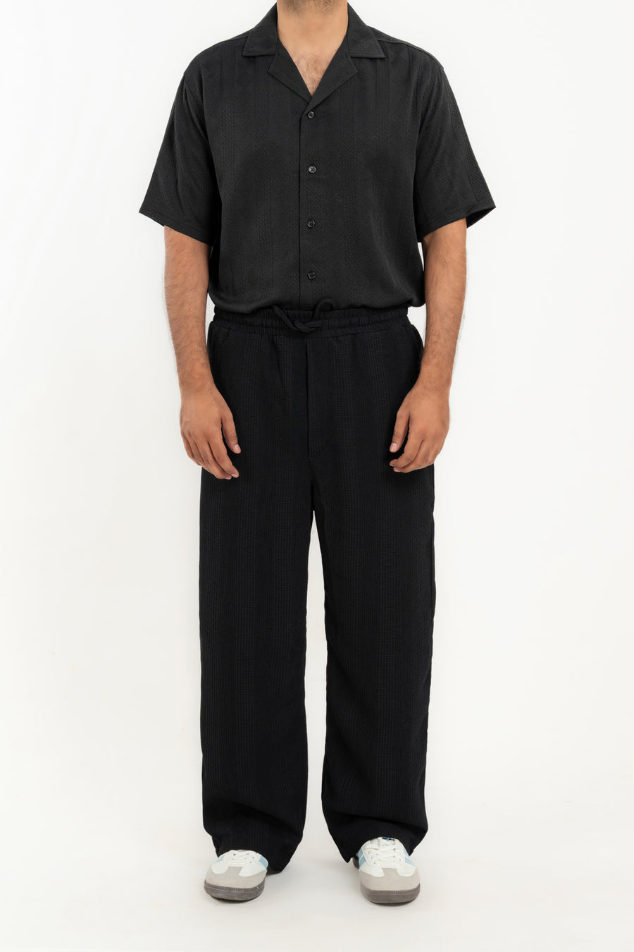Men's Jacquard Knit Casual Shirt