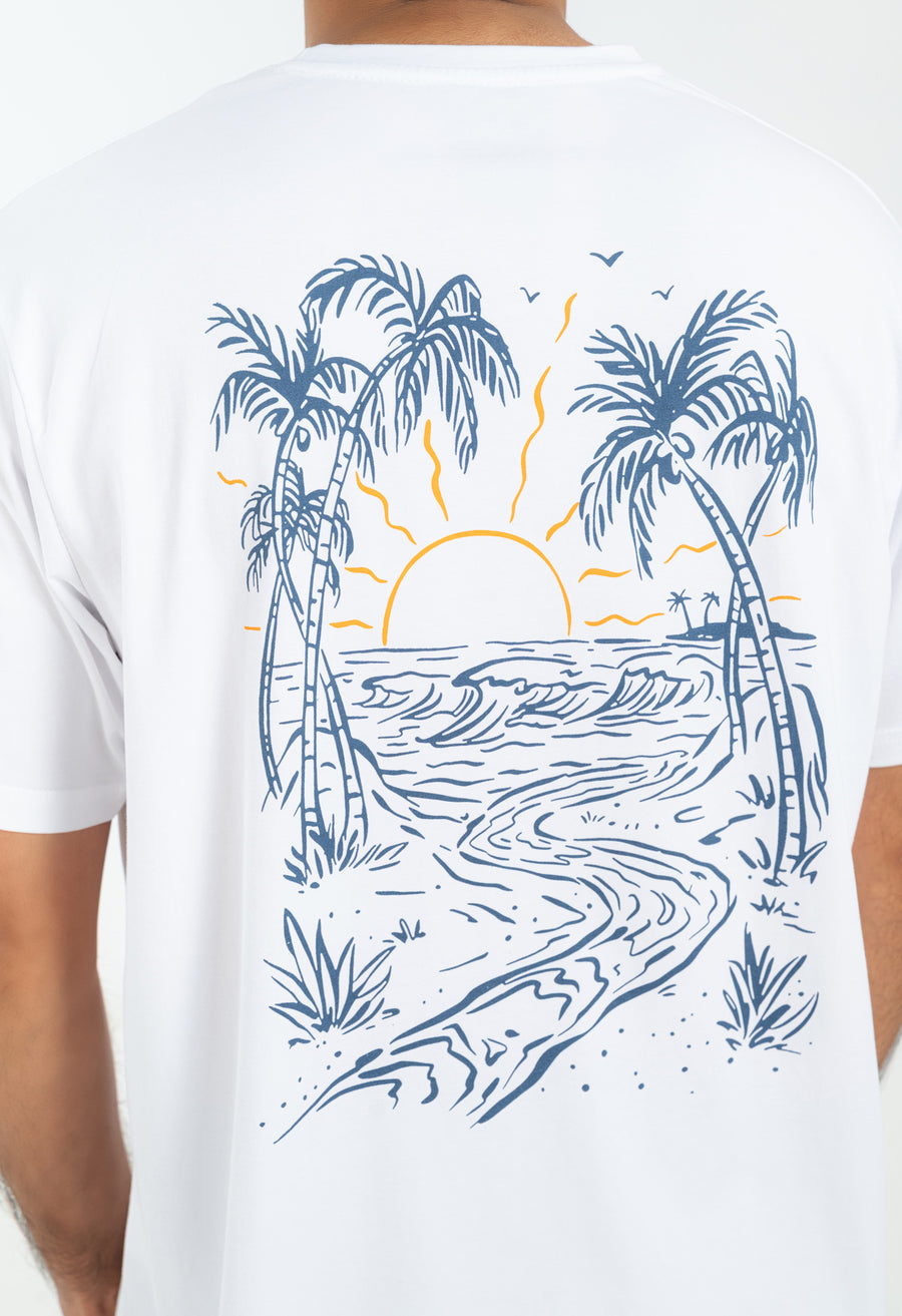 Men's Sunset Shore Graphic T-Shirt