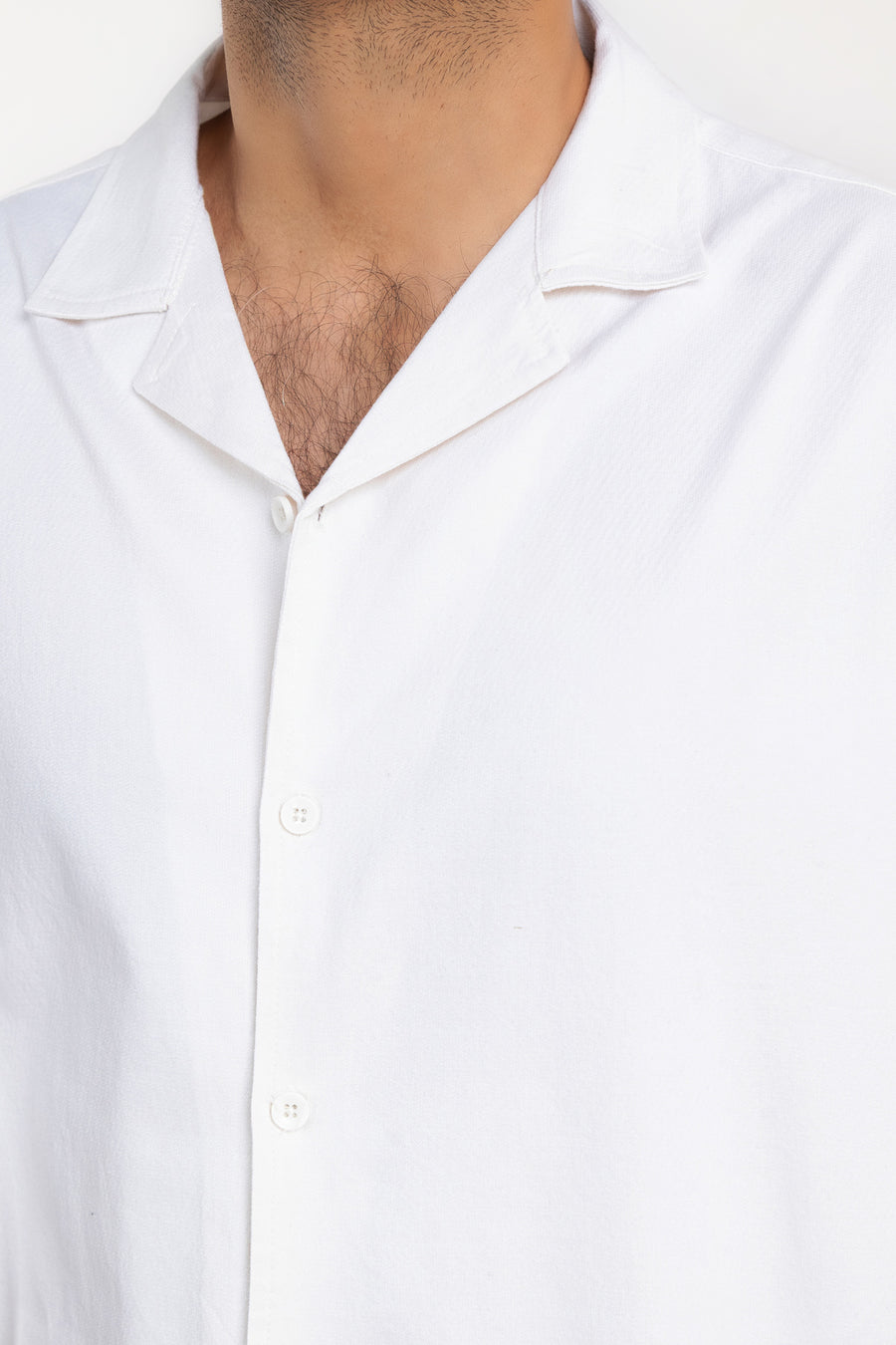 Men's Crepe Camp Collar Shirt