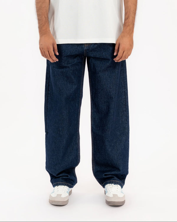 Men's Deep Blue Baggy Denim Pant