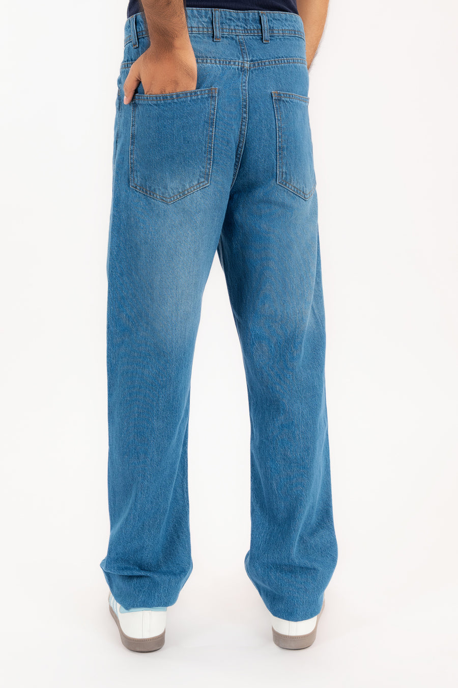Men's Curved Seam Denim Pant
