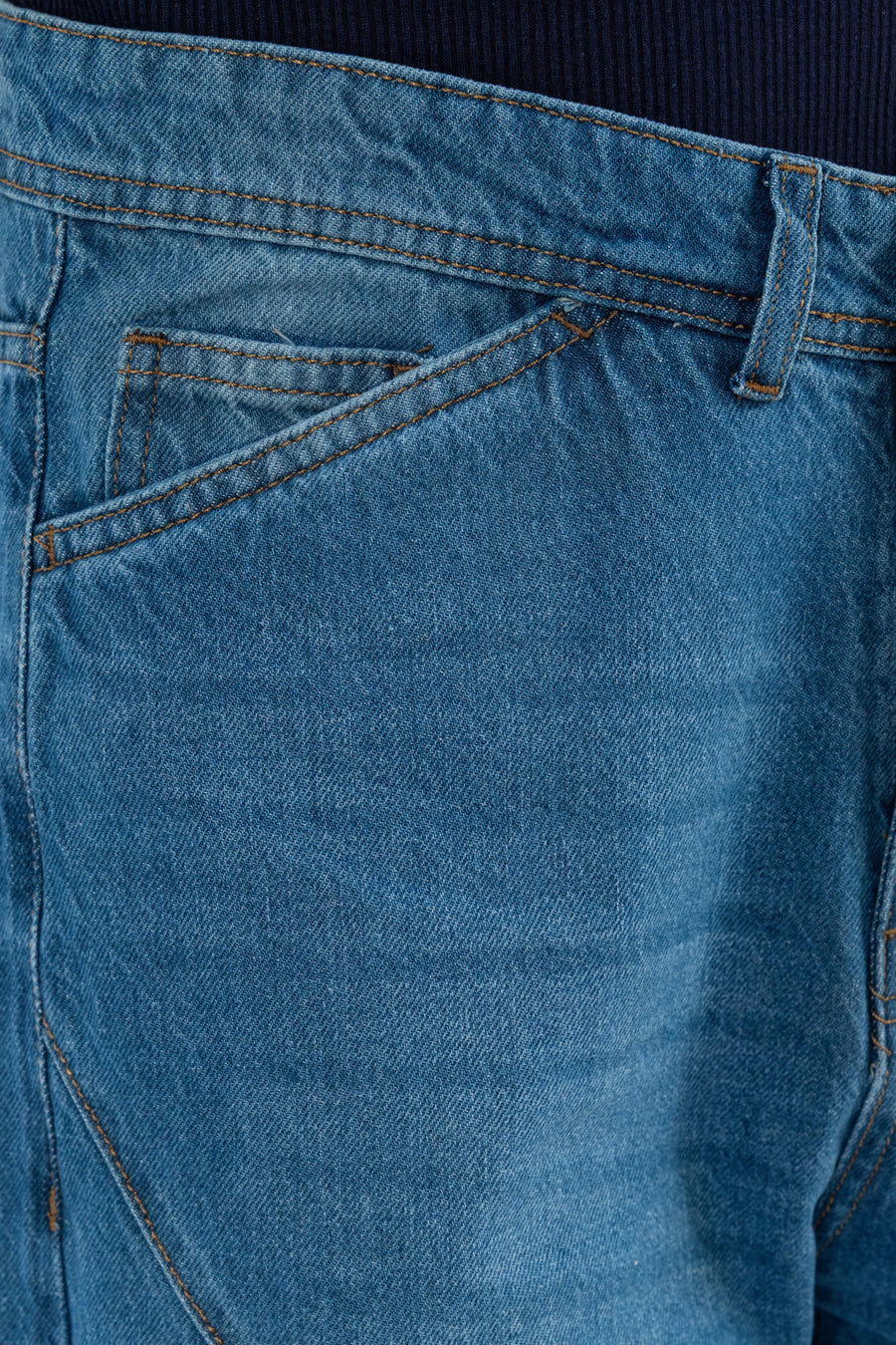 Men's Curved Seam Denim Pant