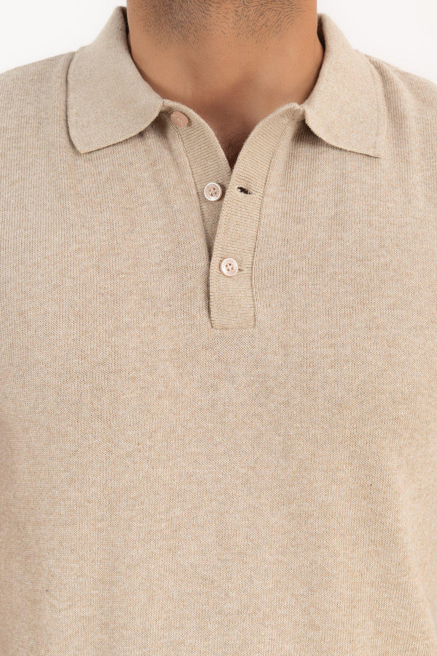 Men's Varsity Band Knit Polo Shirt