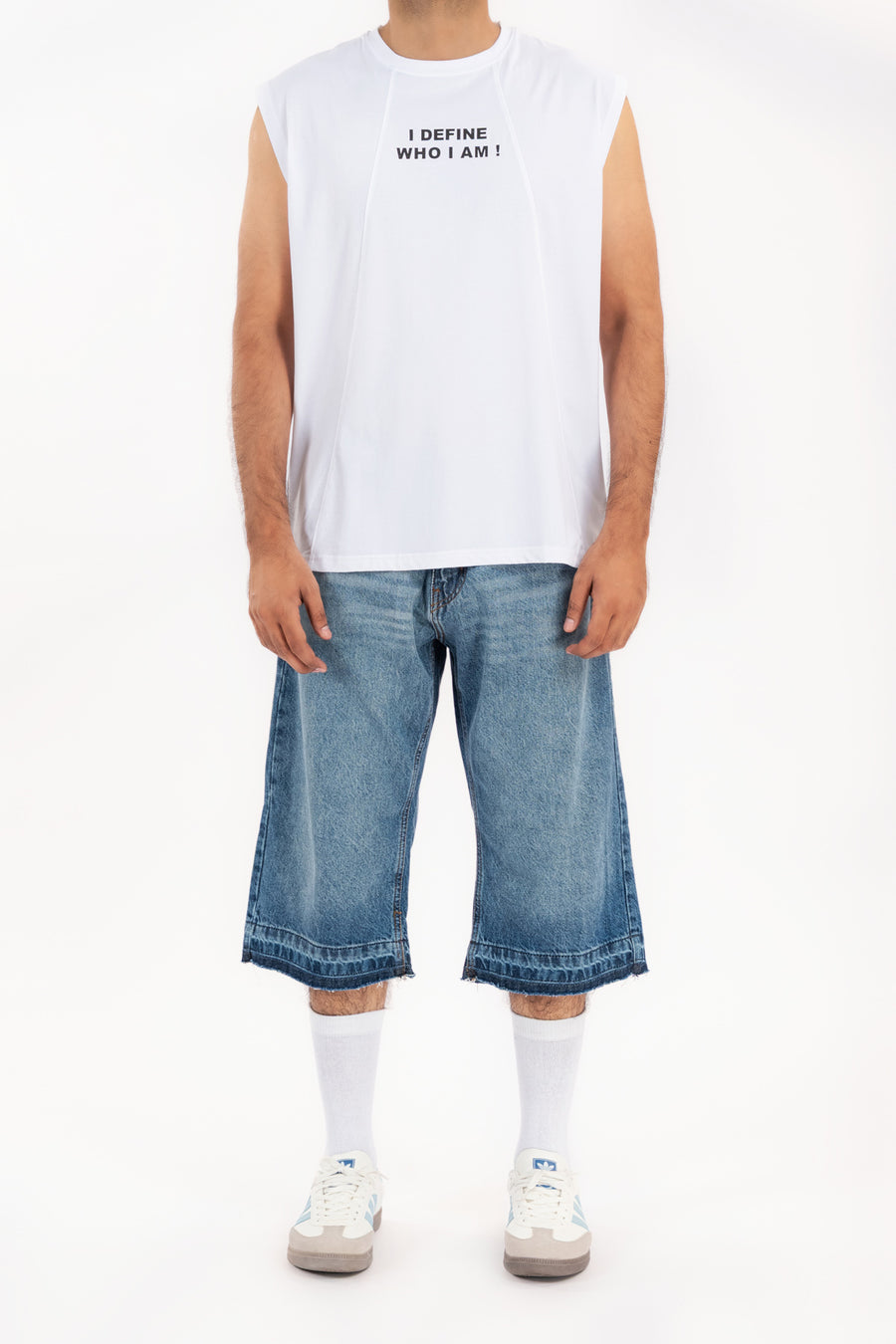 Men's Define Slogan Muscle Tank