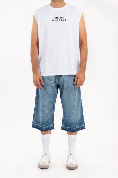 Men's Define Slogan Muscle Tank