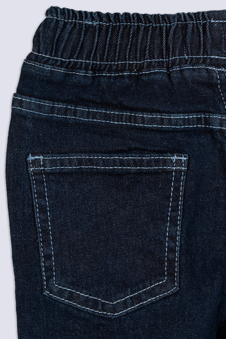 Girl's Floral Hem Flared Denim Pant