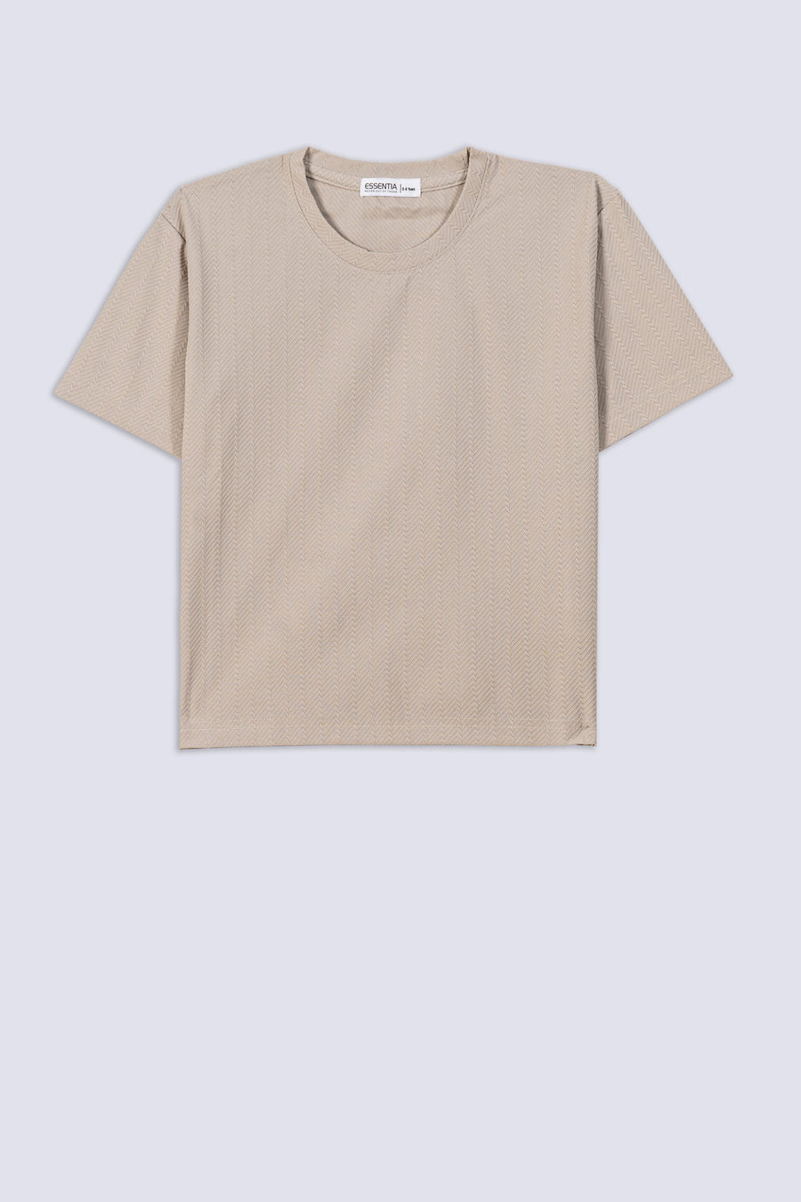 Boy's Chevron Textured T-Shirt