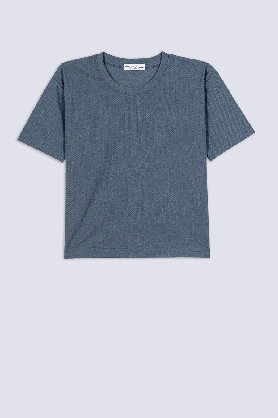 Boy's Chevron Textured T-Shirt