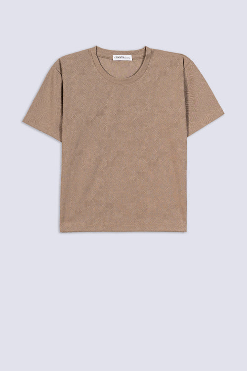 Boy's Diamond Jacquard T-Shirt
