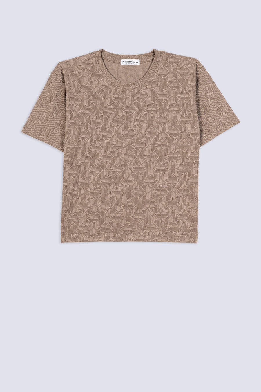 Boy's Diamond Jacquard T-Shirt