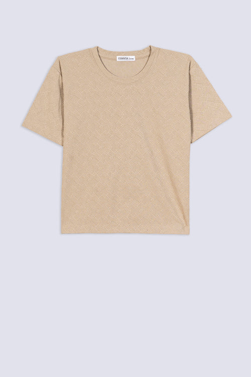 Boy's Diamond Jacquard T-Shirt