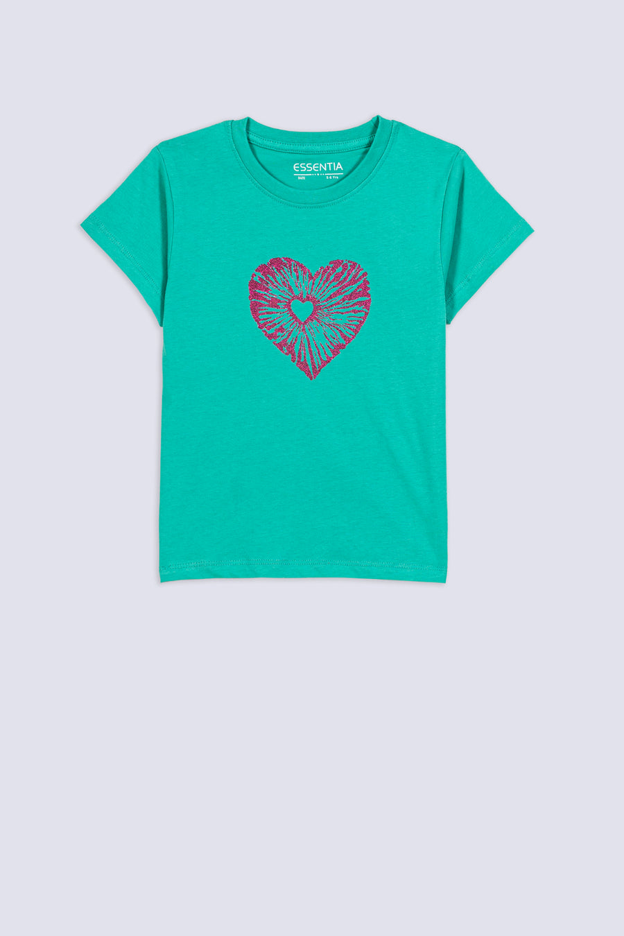 Girl's Glitter Heart T-Shirt