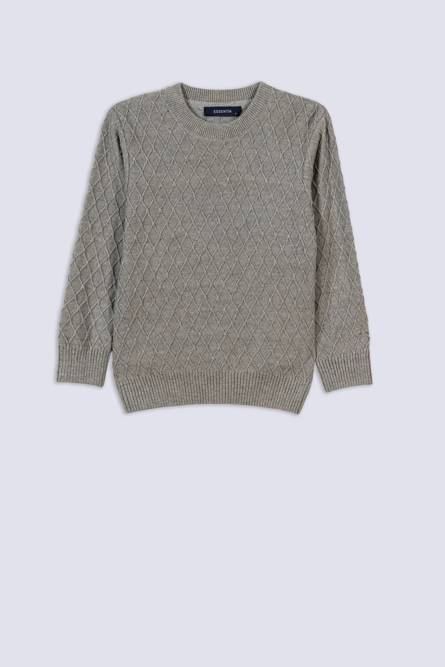 Boy's Trellis Knit Sweater