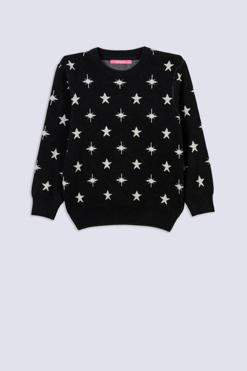 Girl's Starlight Jacquard Sweater