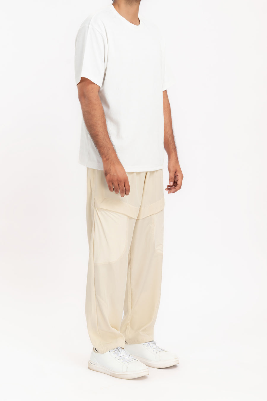 Men's Drop Shoulder Jacquard T-Shirt