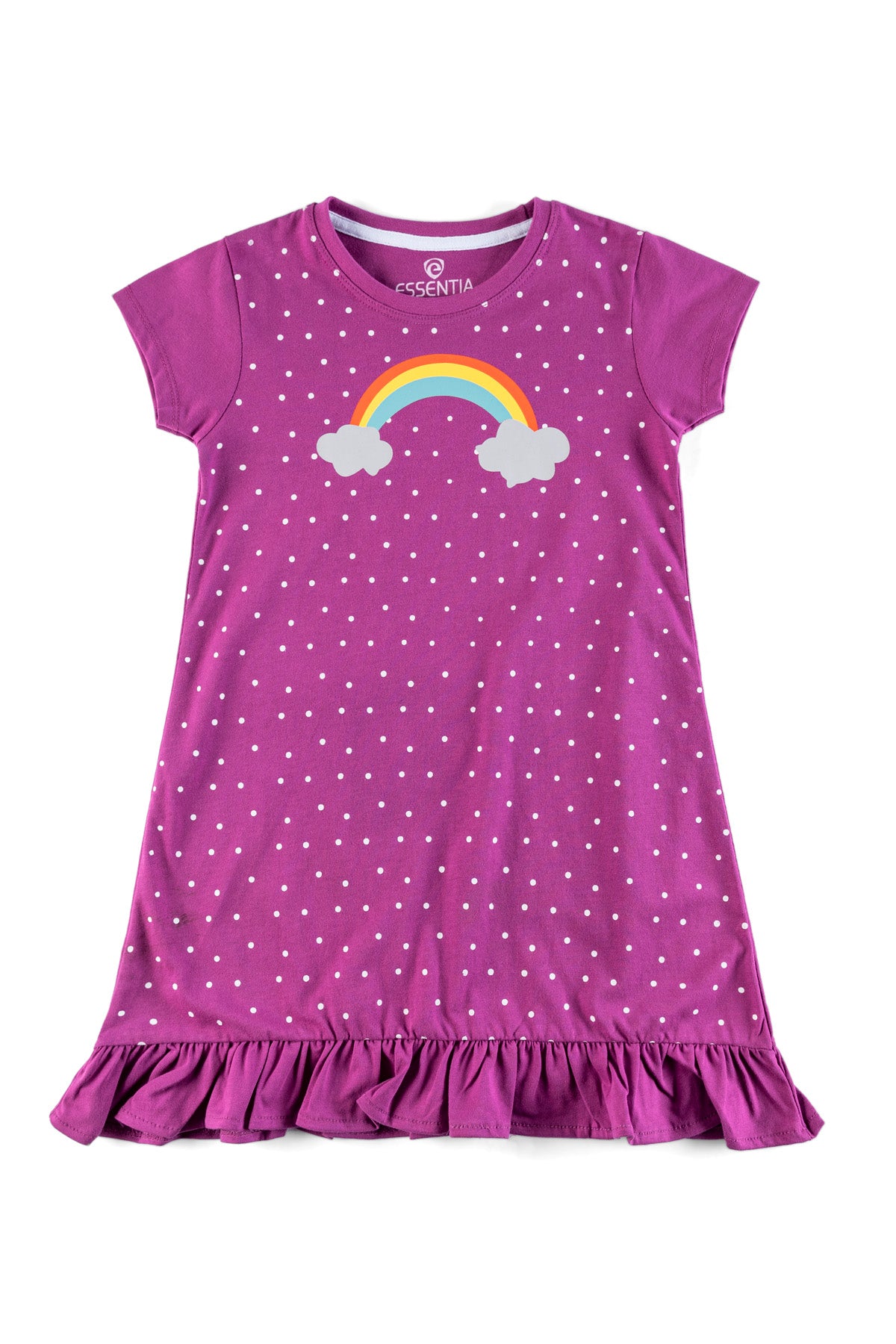 Rainbow Printed Girl's Top