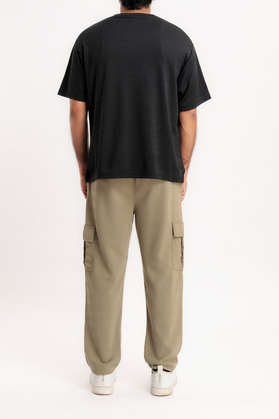 Men's Drop Shoulder Jacquard T-Shirt