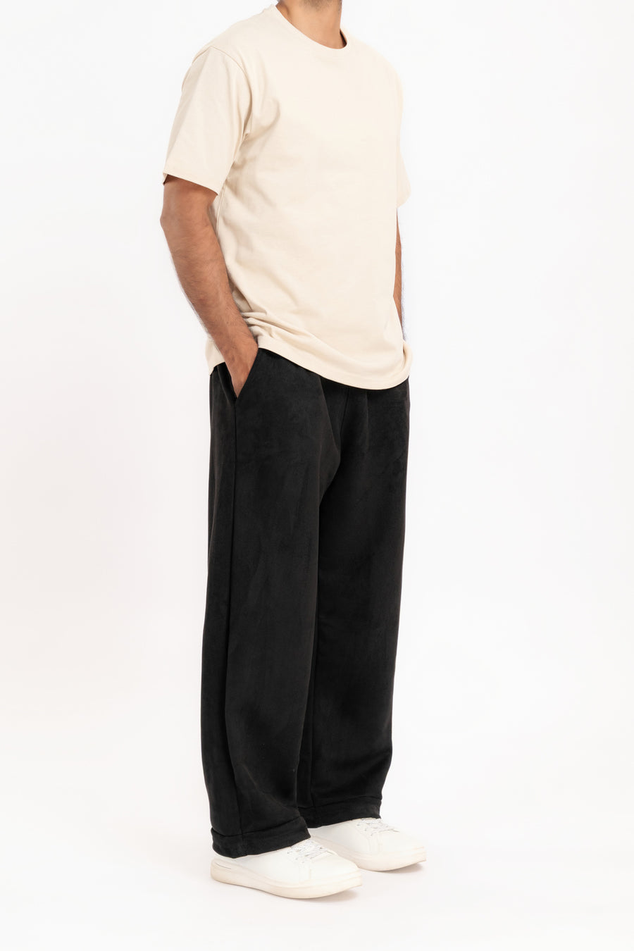 Men's Basic Crew Baggy T-Shirt