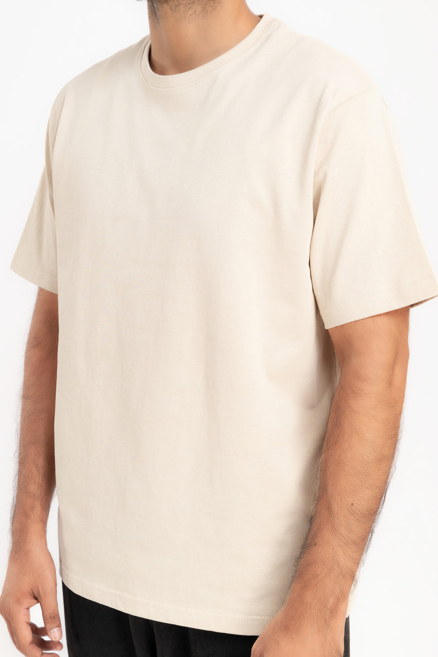 Men's Basic Crew Baggy T-Shirt